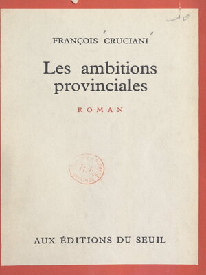 cover image of Les ambitions provinciales